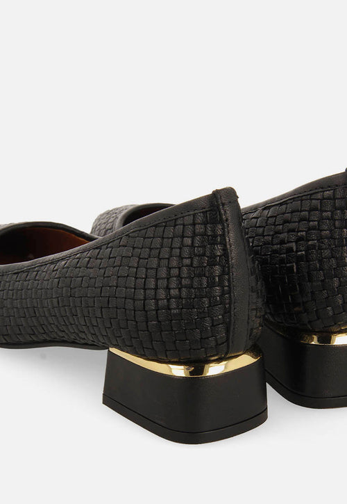 ZAPATOS DE SALÓN TRENZADO PIEL KOMADI