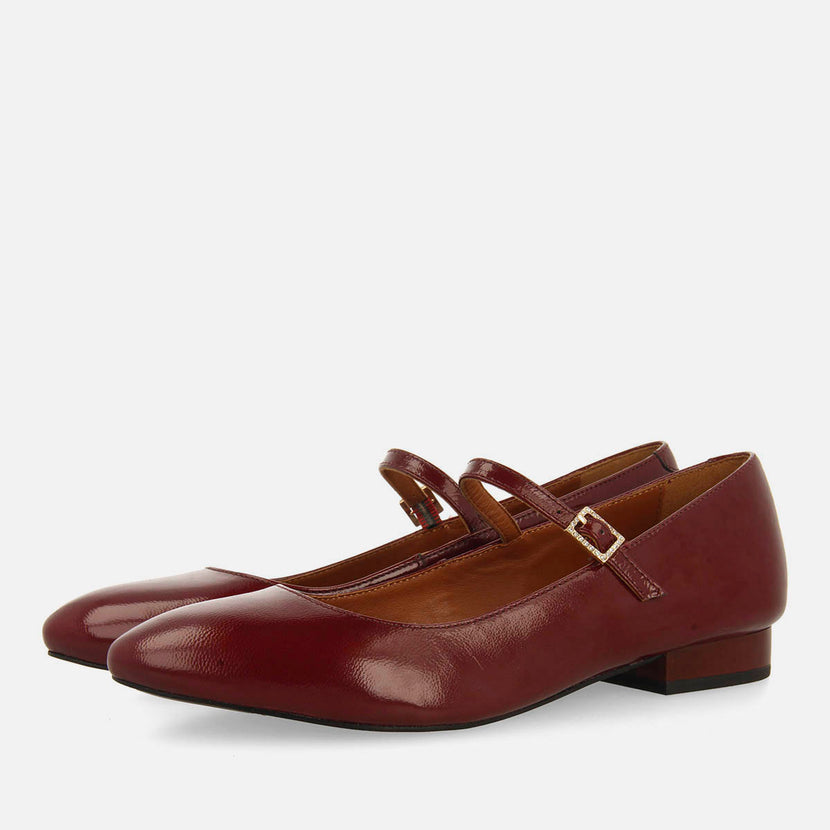 BAILARINAS MERCEDITAS PIEL EFECTO CHAROL TOROJE