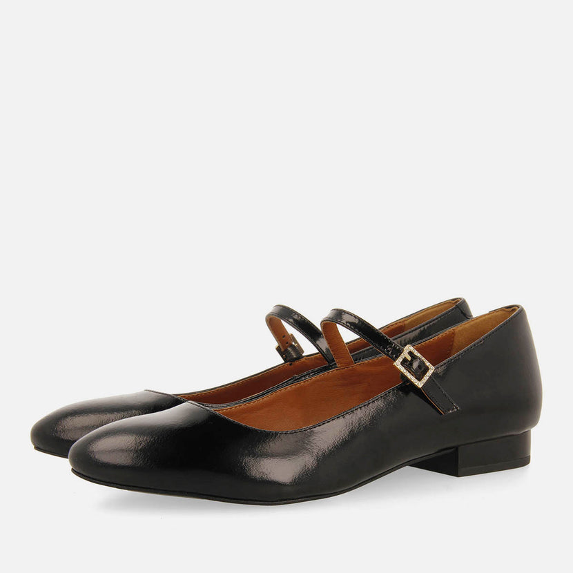 BAILARINAS MERCEDITAS PIEL EFECTO CHAROL TOROJE