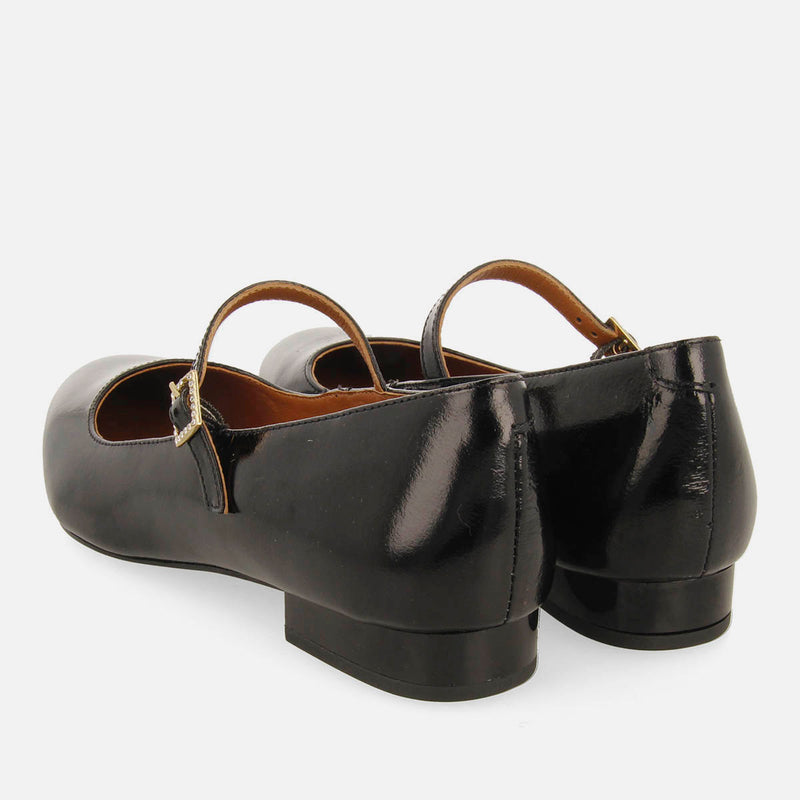 BALLERINE MERCEDITAS IN PELLE EFFETTO VERNICE TORJOE
