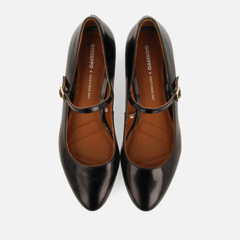 BALLERINE MERCEDITAS IN PELLE EFFETTO VERNICE TORJOE