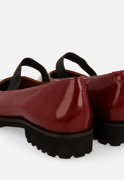 BAILARINAS PIEL EFECTO CHAROL Y SUELA TRACK DOBSINA