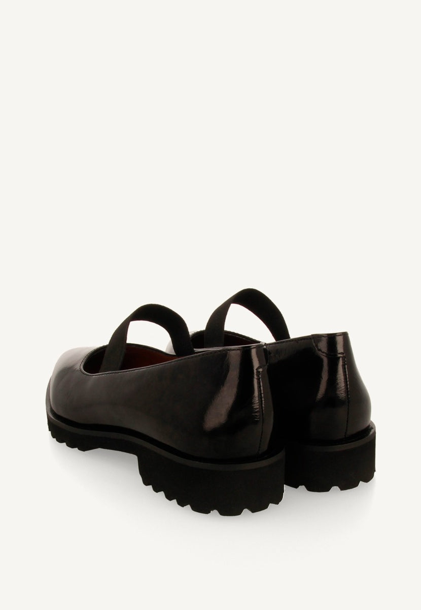 BAILARINAS PIEL EFECTO CHAROL Y SUELA TRACK DOBSINA