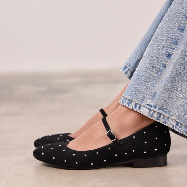 BAILARINAS MERCEDITAS PIEL CON STRASS MANHEIM