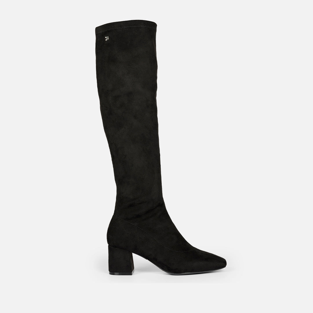BOTAS ALTAS ELÁSTICAS TACÃO POPRAD
