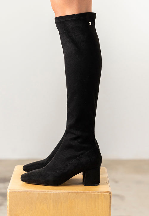 BOTAS ALTAS ELÁSTICAS TACÓN POPRAD