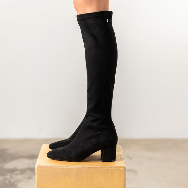 BOTAS ALTAS ELÁSTICAS TACÓN POPRAD