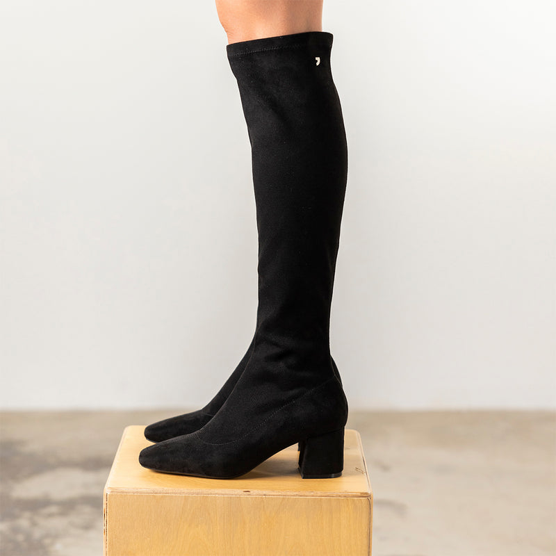 BOTAS ALTAS ELÁSTICAS TACÓN POPRAD