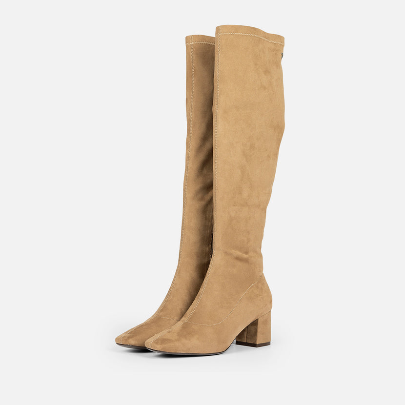 BOTAS ALTAS ELÁSTICAS TACÓN POPRAD
