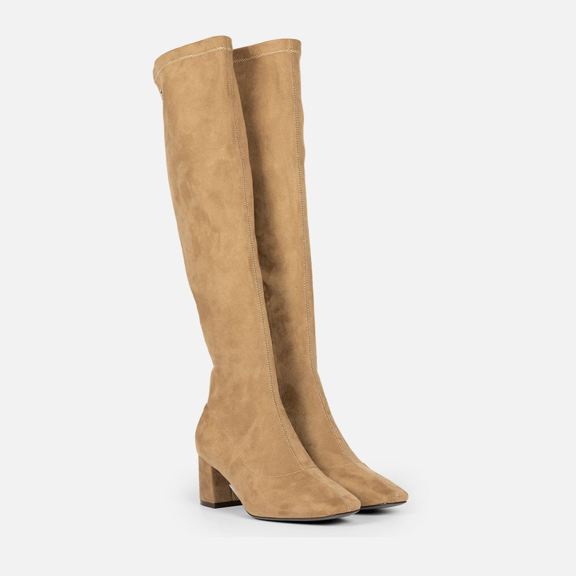 BOTAS ALTAS ELÁSTICAS TACÓN POPRAD