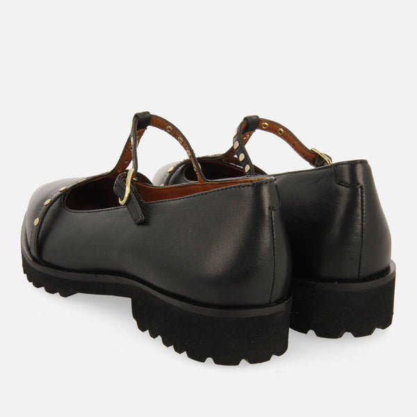 BAILARINAS PIEL CON TACHUELAS Y SUELA TRACK WAYLAND
