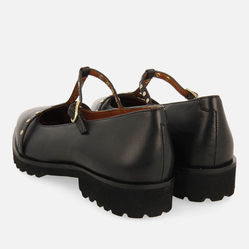 BAILARINAS PIEL CON TACHUELAS Y SUELA TRACK WAYLAND