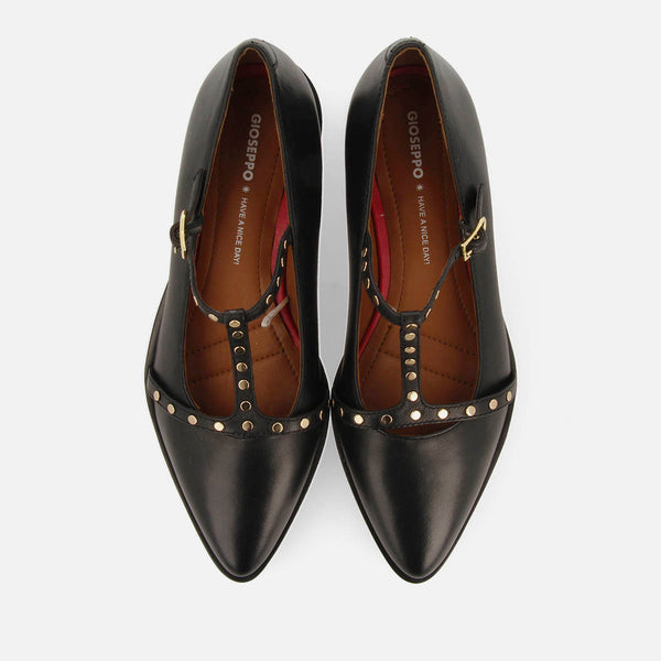 BAILARINAS PIEL CON TACHUELAS Y SUELA TRACK WAYLAND