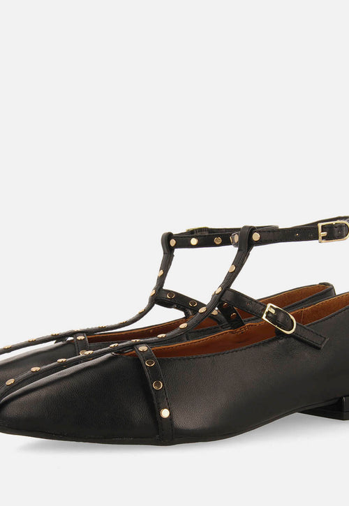 BAILARINAS PIEL CON TACHUELAS KALOCSA