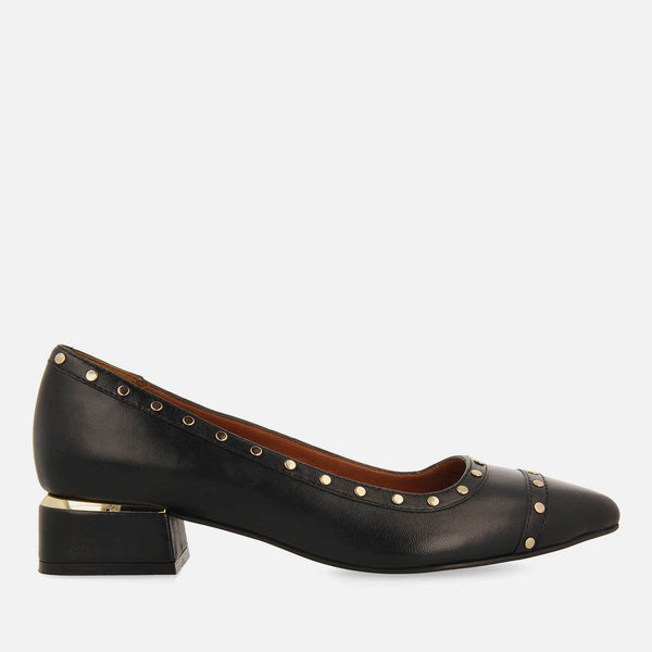 STUDDED LEATHER PUMPS MOSEDE