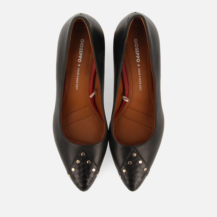 ZAPATOS DE SALÓN TACHUELAS PIEL BRASHER