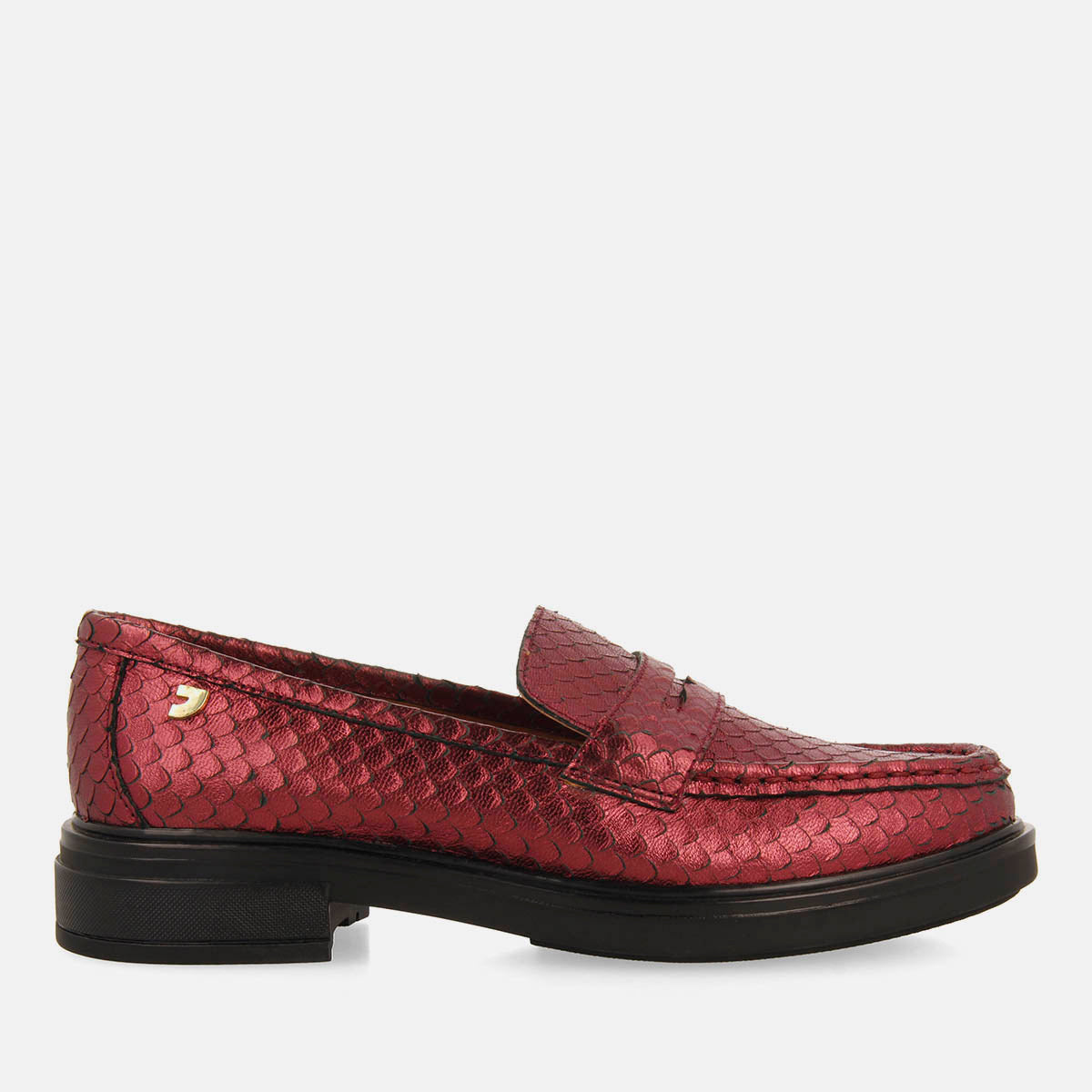 LEATHER LOAFERS WITH MASK ARIETTA