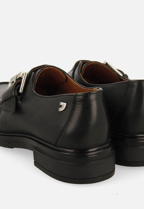 MOCASINES METALIZADOS HEBILLA PIEL KISKORE