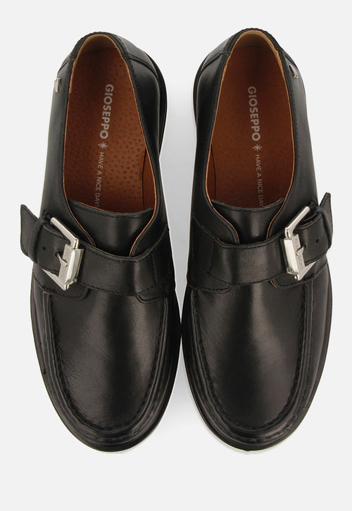 MOCASINES METALIZADOS HEBILLA PIEL KISKORE