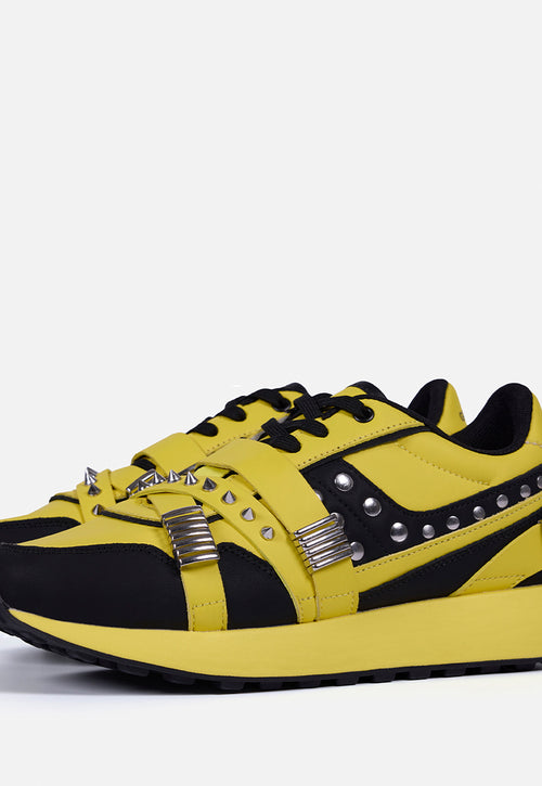 LEATHER SNEAKERS STUDS AND SPIKES - UMA BY MARÍA ESCOTÉ