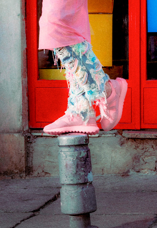 LEATHER SNEAKERS LACES - MARGOT BY MARÍA ESCOTÉ