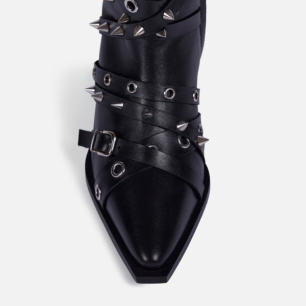 BOTAS TACÓN PIEL TACHAS - ROSETTA BY MARÍA ESCOTÉ