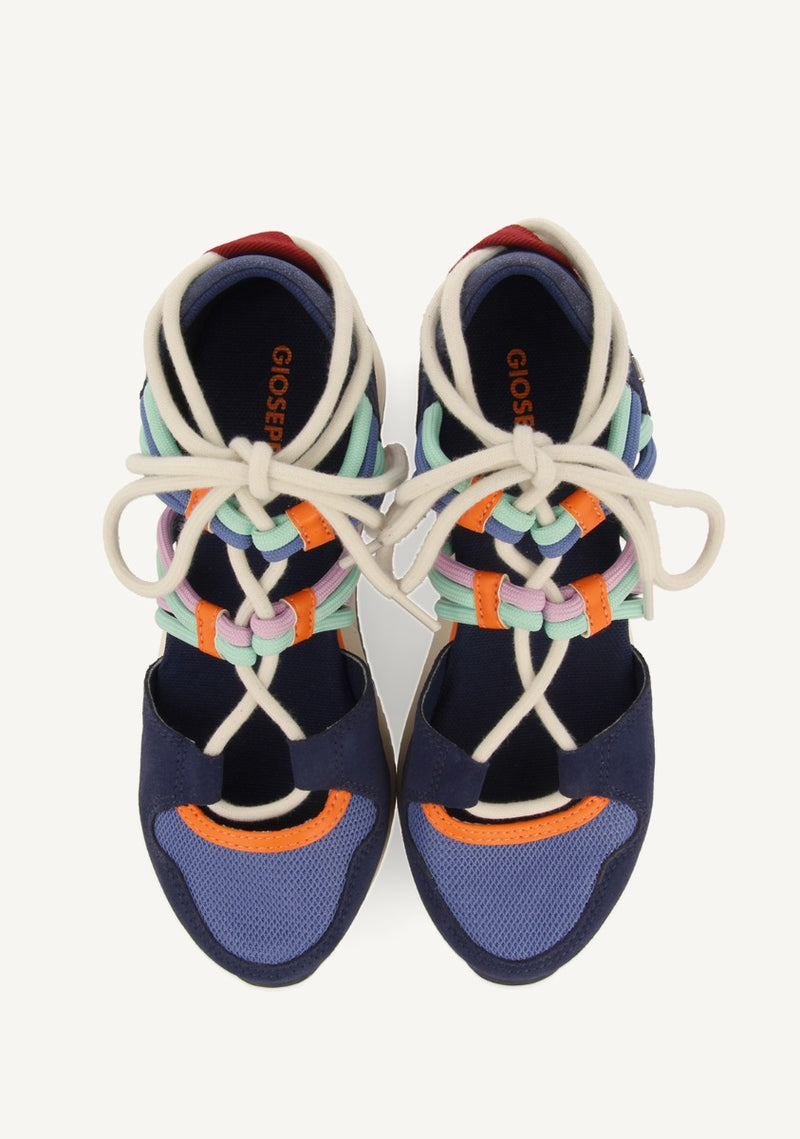 SNEAKERS ABIERTAS ATADAS PIEL LOCKE