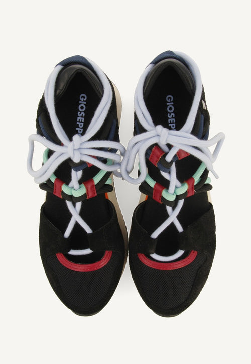 SNEAKERS ABIERTAS ATADAS PIEL LOCKE