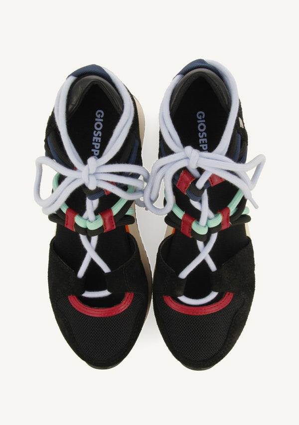 SNEAKERS ABIERTAS ATADAS PIEL LOCKE