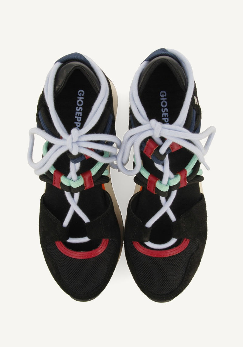 SNEAKERS ABIERTAS ATADAS PIEL LOCKE