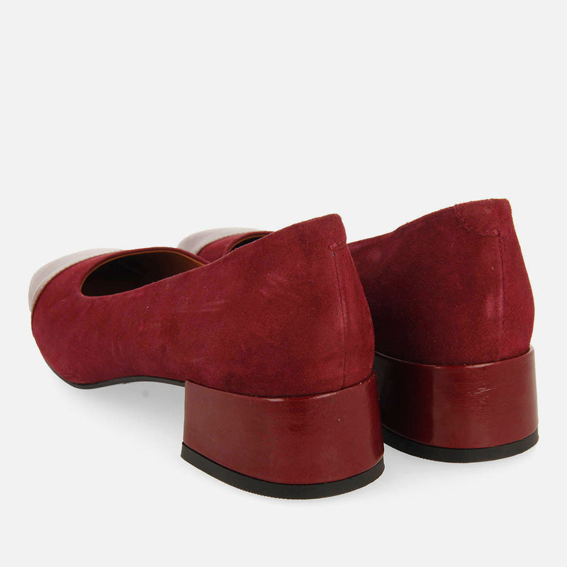 ZAPATOS DE SALÓN PIEL MODRA