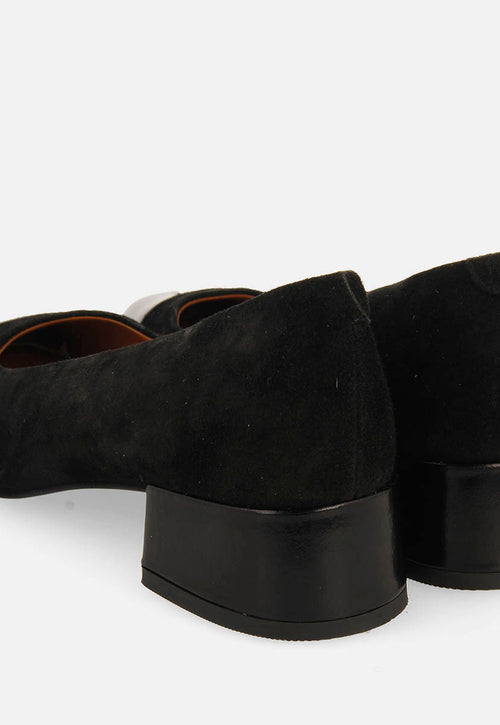 ZAPATOS DE SALÓN PIEL MODRA