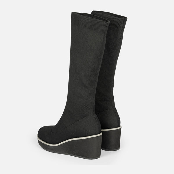 BOTAS ALTAS TIPO CALCETÍN CUÑA PERINTON