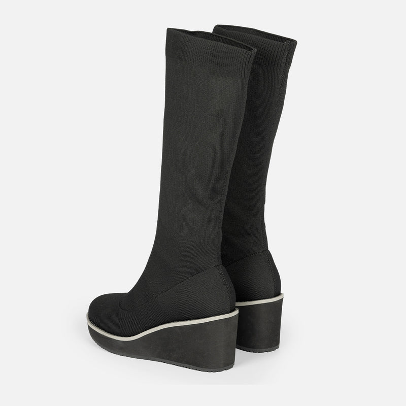 BOTAS ALTAS TIPO CALCETÍN CUÑA PERINTON