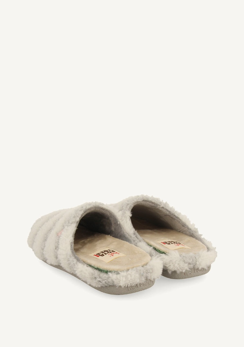 ZAPATILLAS DE CASA RAYAS PELO SKARUP
