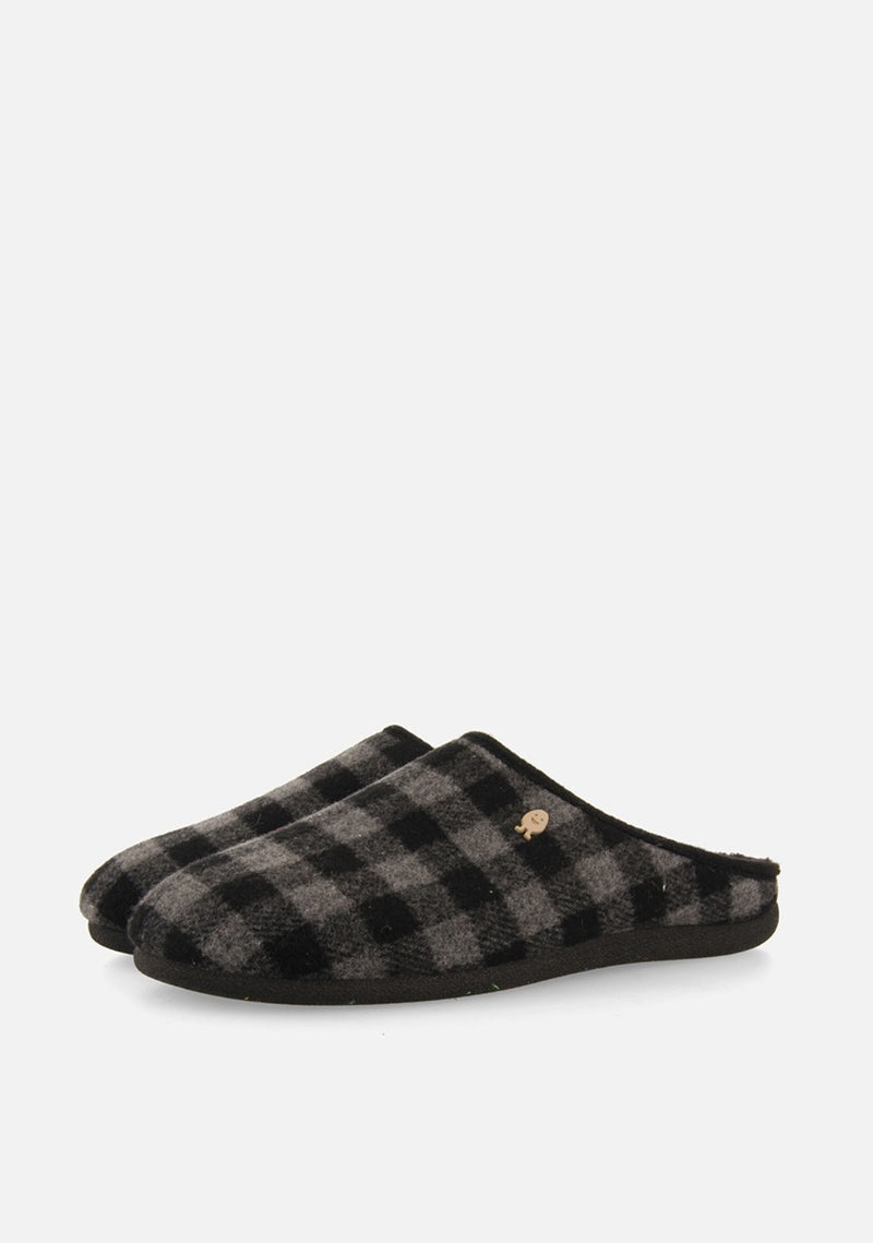 ZAPATILLAS DE CASA ESTAMPADO CUADROS SAVANNAH