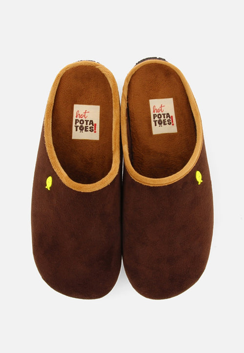 HARTWICK FUR HOUSE SLIPPERS