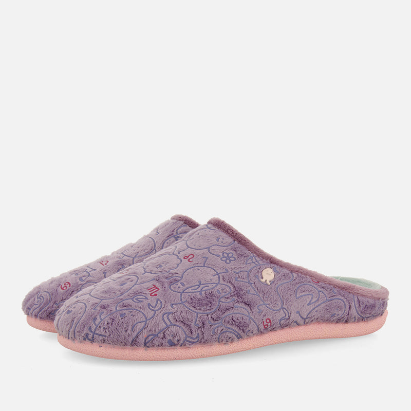 ZAPATILLAS DE CASA PELO ESTAMPADO HORÓSCOPO THROOP