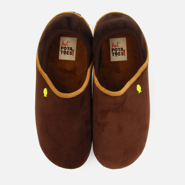 CHAUSSONS D'INTÉRIEUR EN PELUCHE À TALON FERMÉ HARTWICK