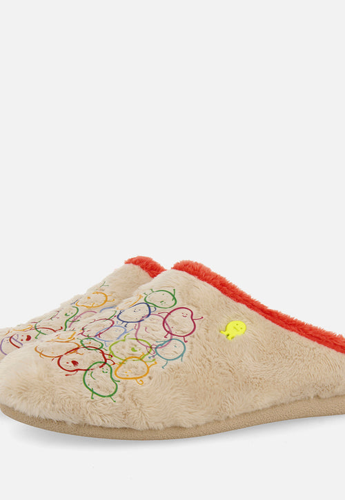 CHAUSSONS D'INTÉRIEUR IMPRIMÉS EN PELUCHE KAPUVAR