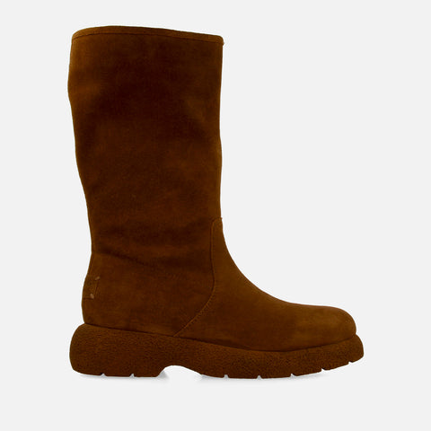BOTAS MULTIPOSICIÓN PIEL SERRAJE CON PELO KOSSEN