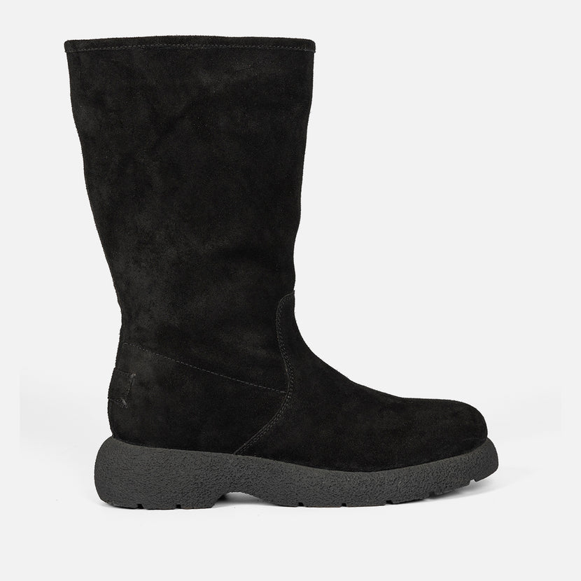 BOTAS MULTIPOSICIÓN PIEL SERRAJE CON PELO KOSSEN