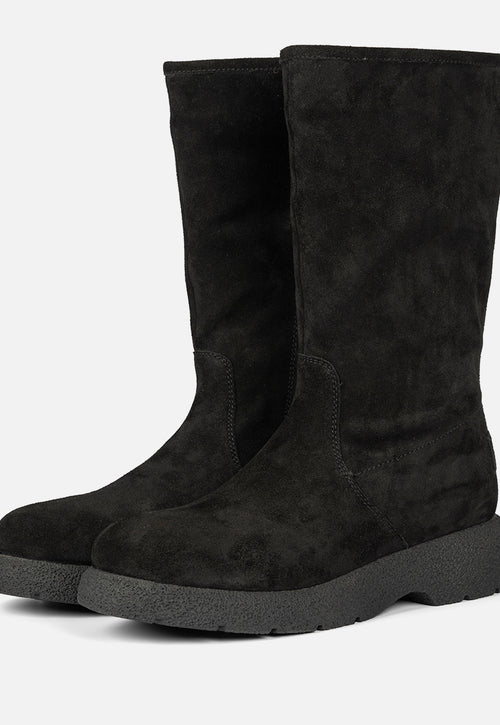 BOTAS MULTIPOSICIÓN PIEL SERRAJE CON PELO KOSSEN