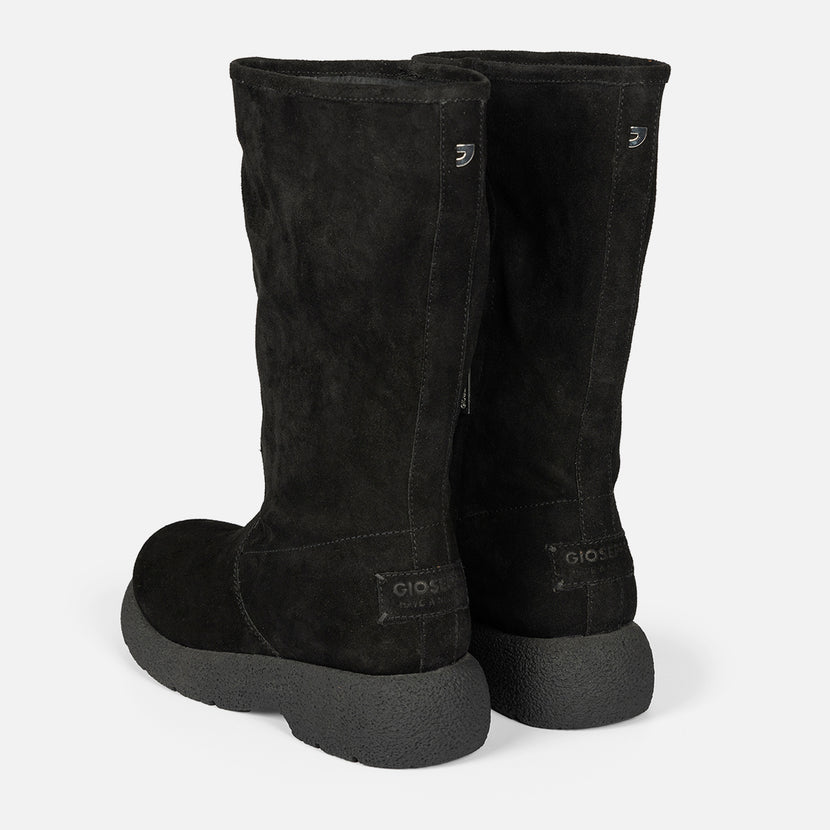 BOTAS MULTIPOSICIÓN PIEL SERRAJE CON PELO KOSSEN