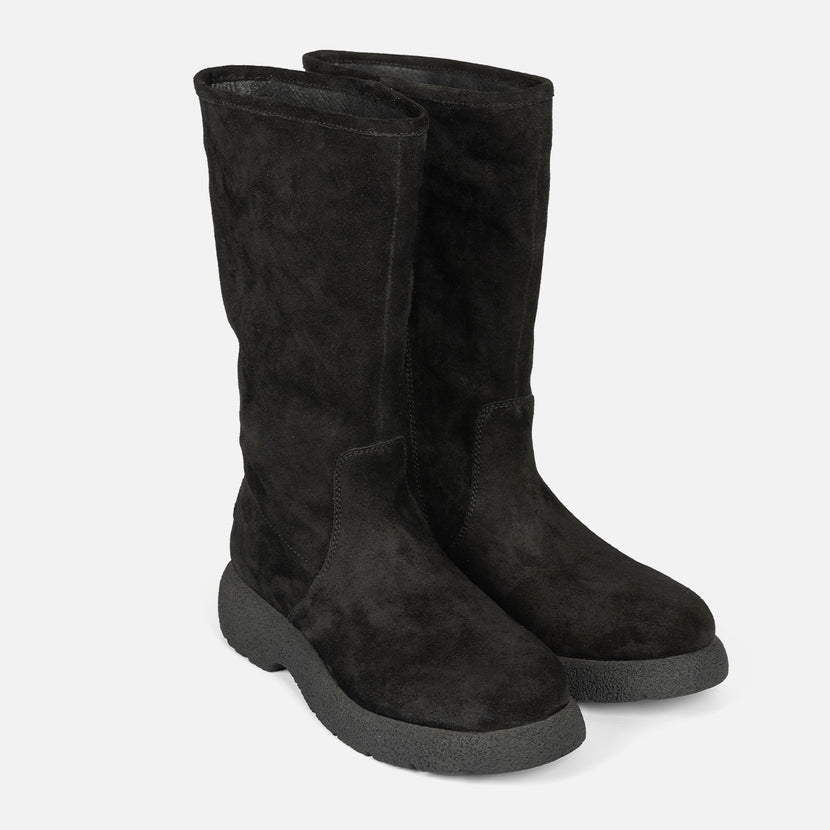 BOTAS MULTIPOSICIÓN PIEL SERRAJE CON PELO KOSSEN