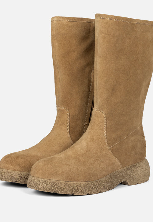 BOTAS MULTIPOSICIÓN PIEL SERRAJE CON PELO KOSSEN