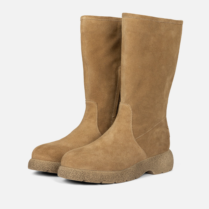 BOTAS MULTIPOSICIÓN PIEL SERRAJE CON PELO KOSSEN