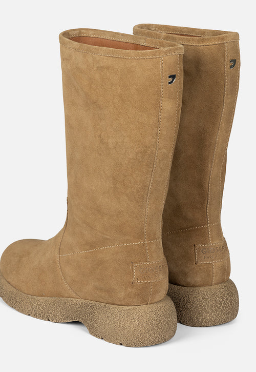 BOTAS MULTIPOSICIÓN PIEL SERRAJE CON PELO KOSSEN