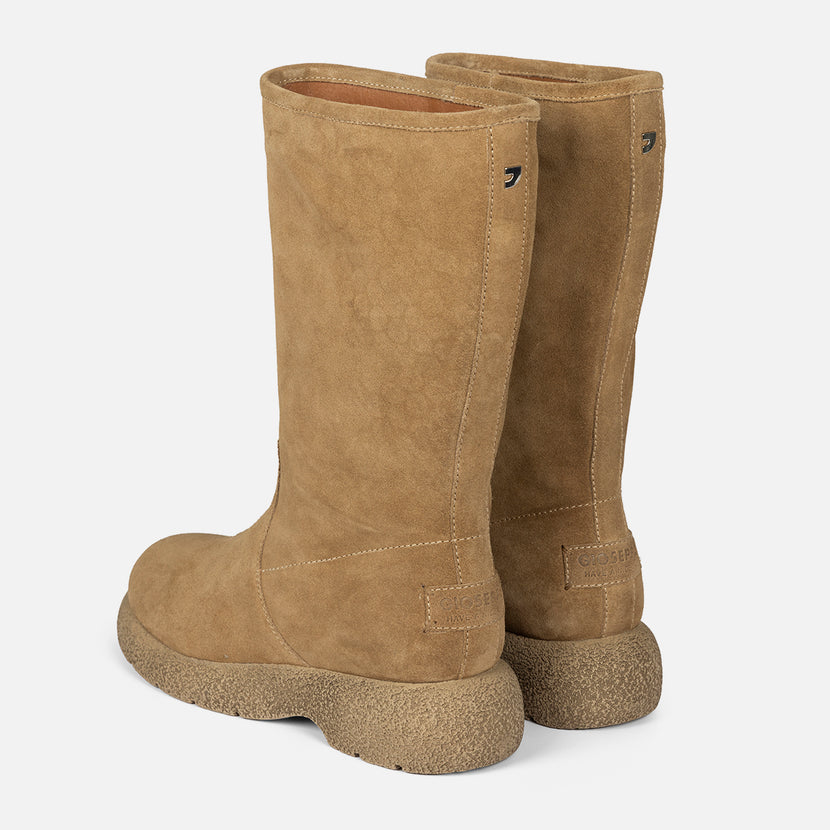 BOTAS MULTIPOSICIÓN PIEL SERRAJE CON PELO KOSSEN