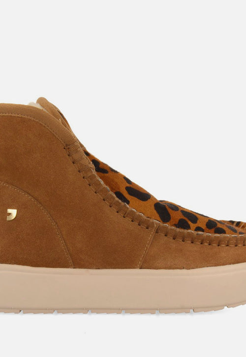 LEOPARD PRINT LEATHER AUSTRALIAN BOOTS PACECO